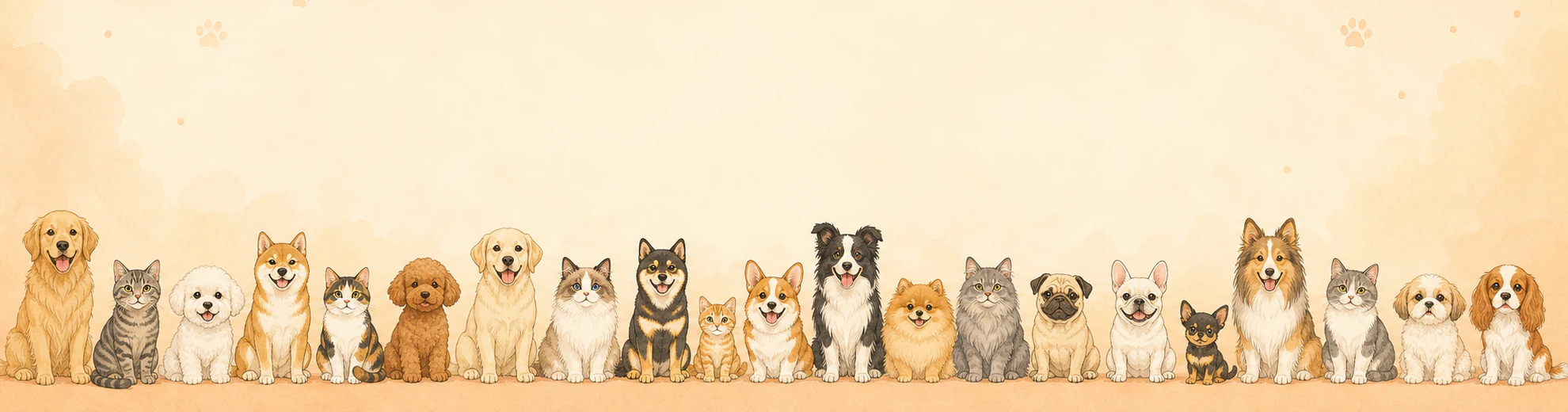 众多用户用 Petne桌宠 生成的猫狗桌面宠物形象合集