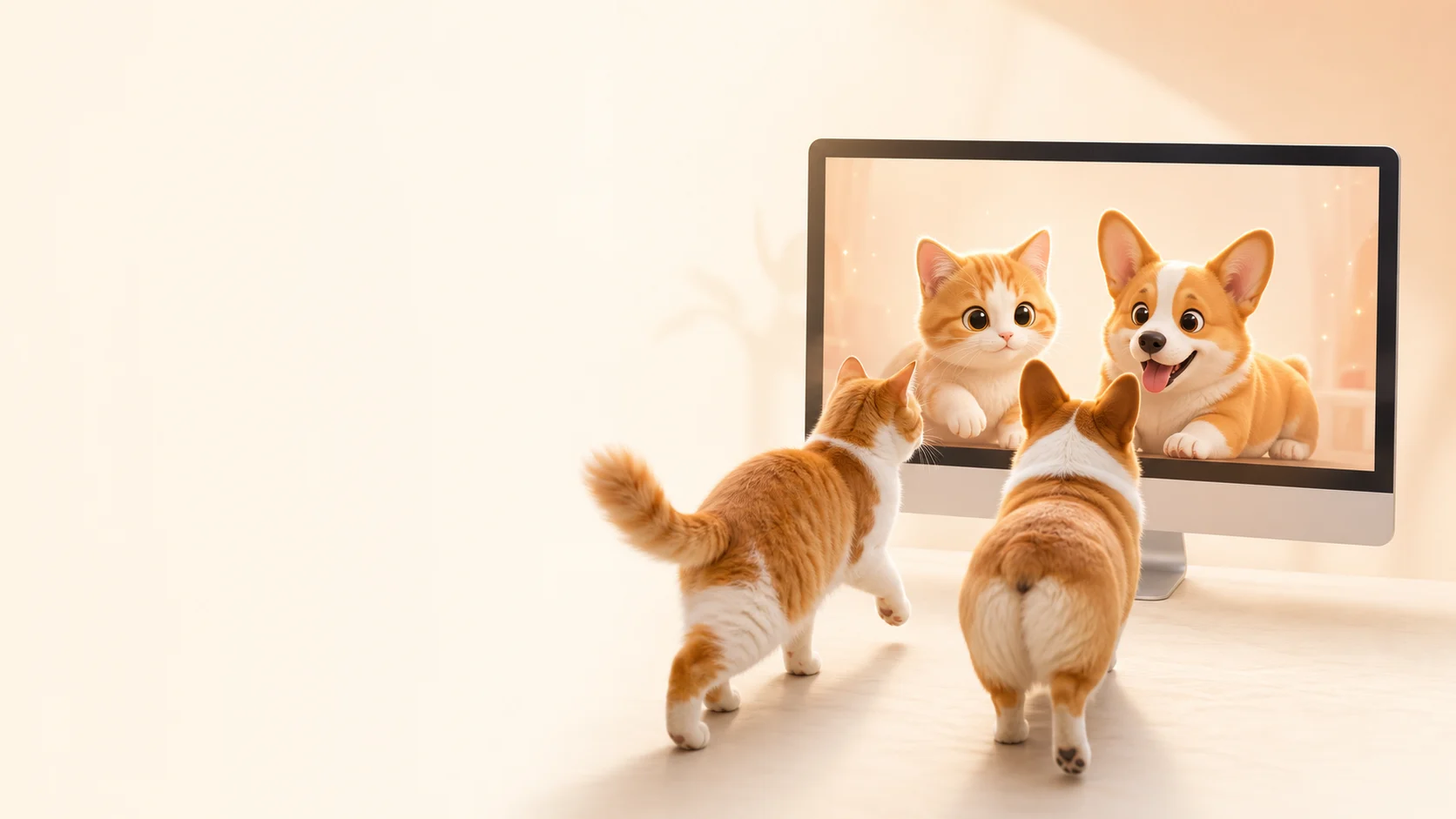 上传宠物照片用 AI 生成的猫狗桌面萌宠形象